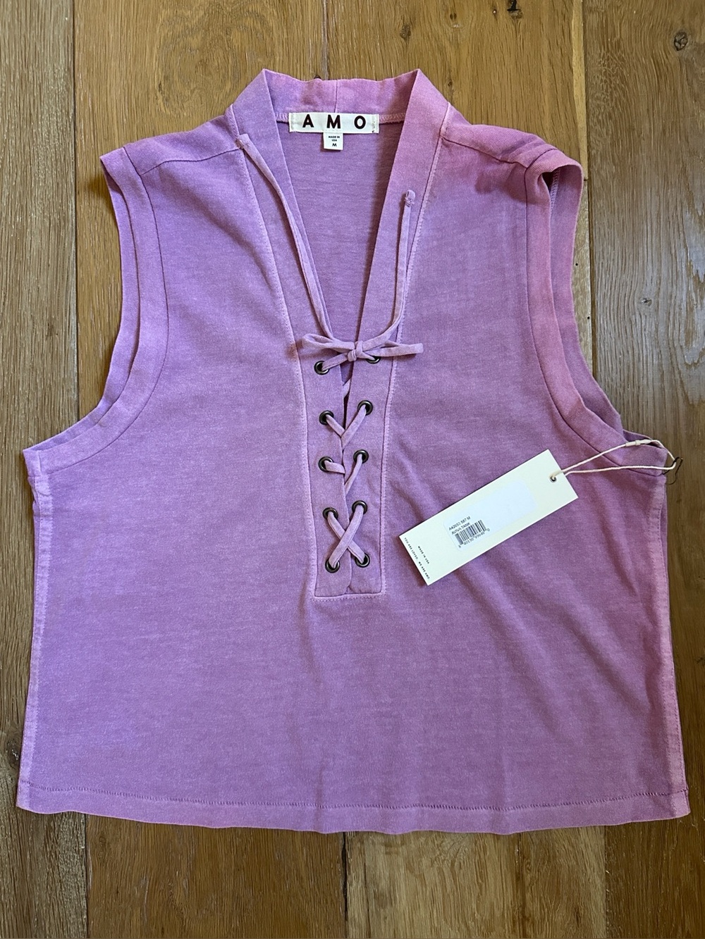NWT Amo Tank with front ties size medium